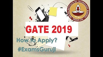 GATE 2019 | IIT MADRAS | How to fill application form?