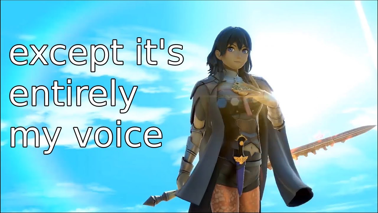 Byleth reveal trailer but it's entirely my voice