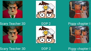 Scary Teacher 3D Vs DOP 2 Vs Piggy Chapter 1 Gameplay Walkthrough For Ipad screenshot 3