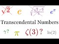 Transcendental numbers