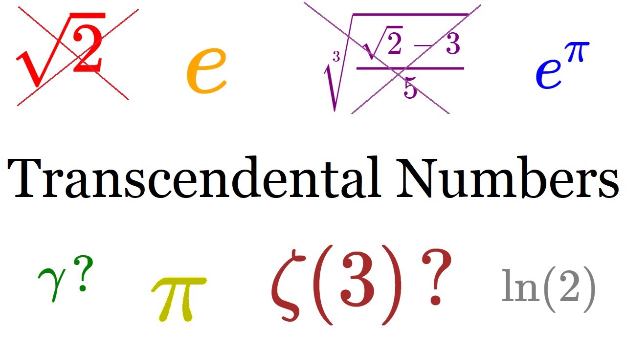 Transcendental Numbers YouTube Transcendental Numbers YouTube