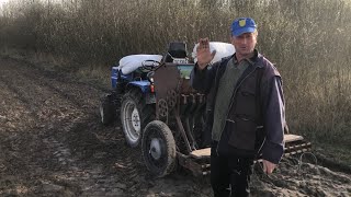 Виїхали з татом в поле Сіємо овес в болото сівалкою сз-1,8 відразу після дощу