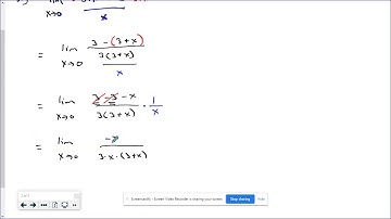 Evaluating Limits Algebraically Video 1