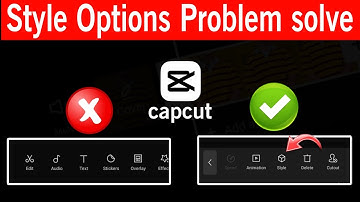 Capcut Style Options Not Showing | Capcut Me Style Ka Option Kaise Laye | Capcut Video Editing