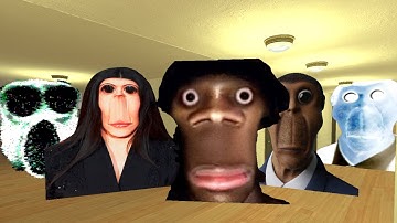 POV CRAZY AUUGHH OBUNGA AND ROSHALIA NEXTBOTS GMOD #garrysmod100k   #garrymod