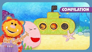 Sail Away - AWESOME Ocean Vehicle Crafts! 🌊 Get Squiggling 🎨 FULL EPISODE Compilation | 40+ MINS