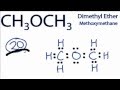 Valence Electrons in CH3OCH3