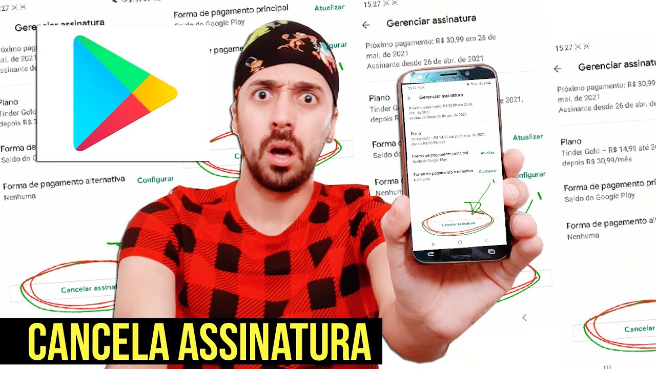 Como cancelar assinatura no Google Play 