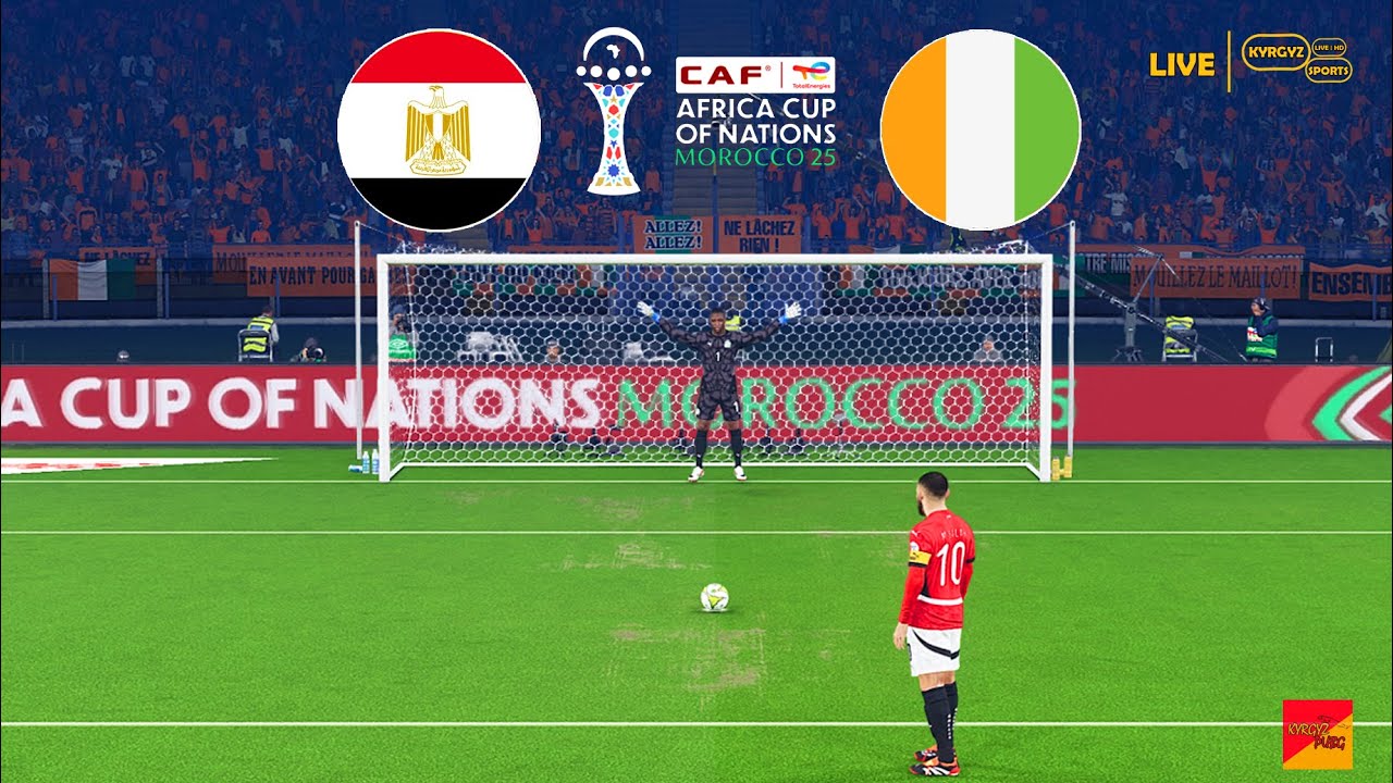 ÉGYPTE - CÔTE D'IVOIRE - Quart de finale - Tirs au but | Coupe d'Afrique des Nations de la CAF | PES