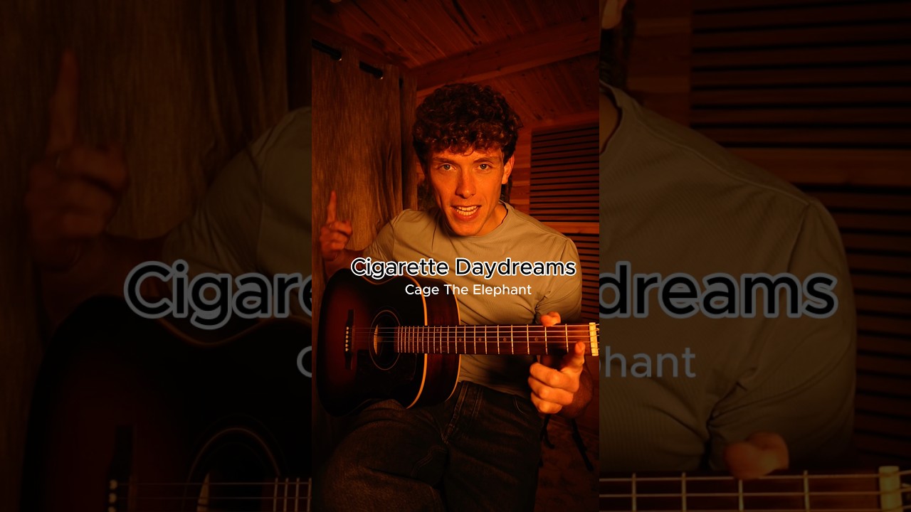 Cigarette Daydreams | Easy Acoustic Guitar Tutorial #guitartutorial  #easyguitarsongs #learnguitar