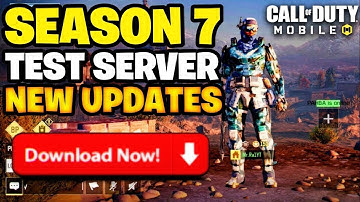 Cod Mobile Season 7 Test Server | How to download cod Mobile season 7 test server