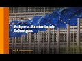 Romania and bulgaria to join schengen area