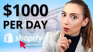 The Best Way to Make $1000 per Day Right Now  Unbelievable Side Hustle (Shopify + Etsy)