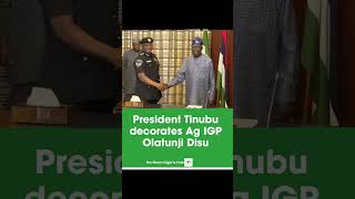 President Tinubu Decorates Newly Ag IGP Olatunji Disu