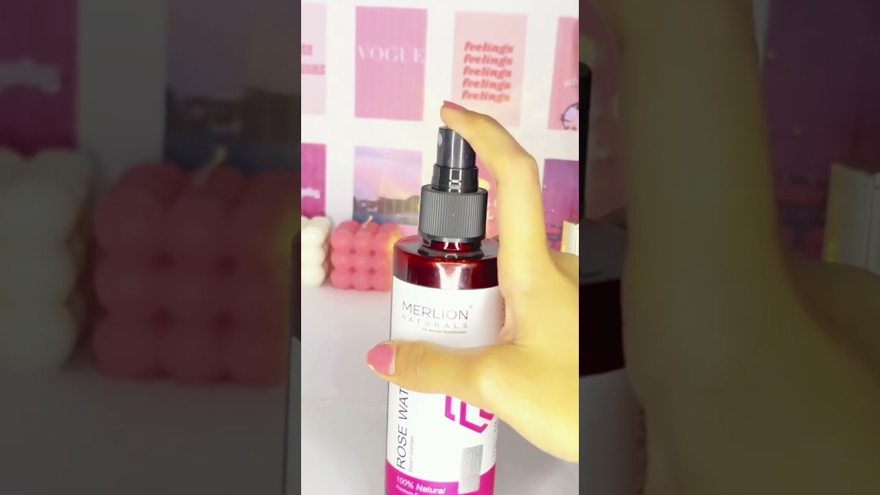 Refresh & Rejuvenate Your Skin with Merlion Naturals Rose Water 🌹