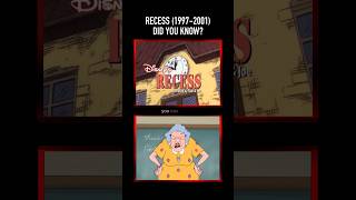 Did you notice THIS in the animation of RECESS (1997-2001)?