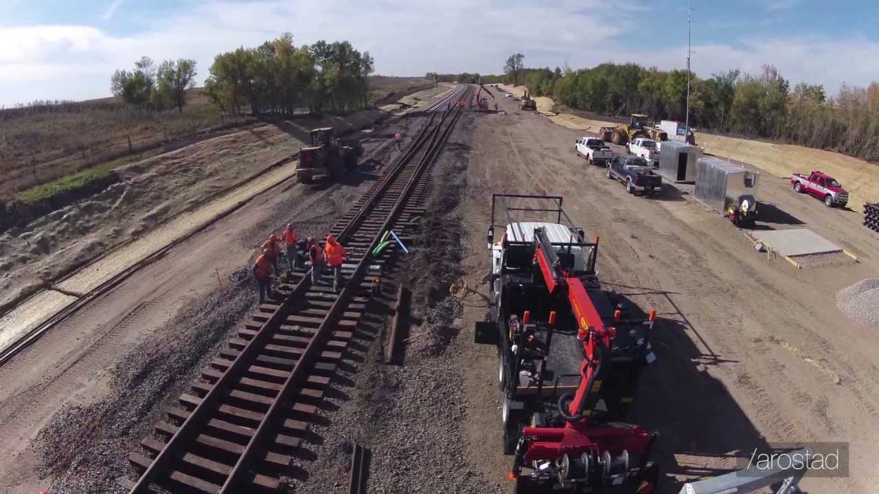 BNSF Railway switch cutover @ Tagus, ND