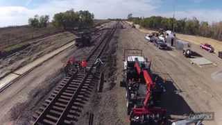 BNSF Railway switch cutover @ Tagus, ND