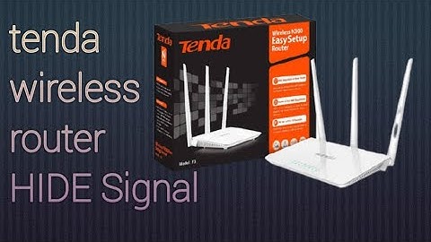 How to Hide Tenda WiFi Network Name easily? Disabling the SSID Broadcast 2021