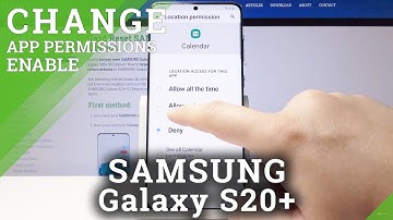 Customize App Permissions in Samsung Galaxy S20+ | Set Up Applications