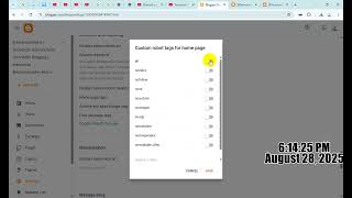 @TechnicalsTube 14 – How to Enable Custom Robots.txt &amp; Indexing Settings on YouTube Blogging site 🚀💻