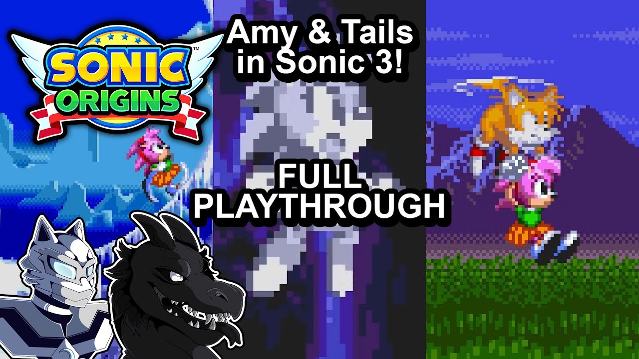 Full Playthrough | Amy Rose & Tails in Sonic 3&K - Sonic Origins [CO-OP ...