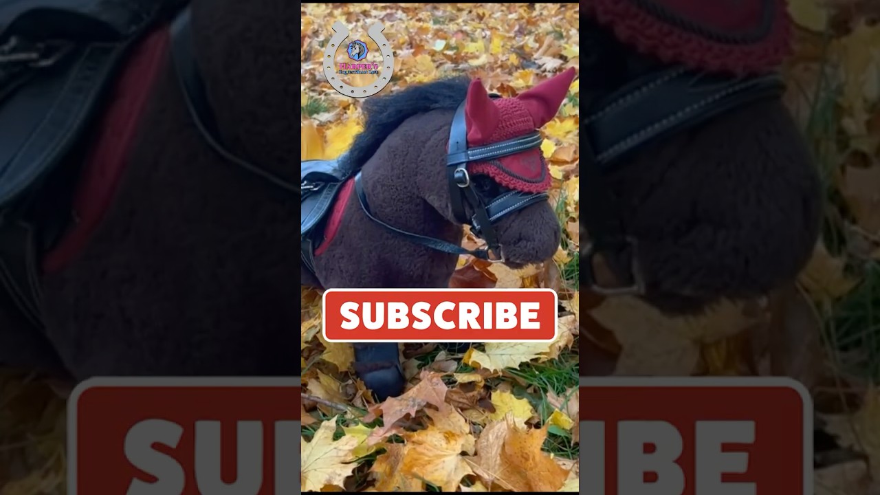 My LeMieux Pony BUBBLES Takes On a Magical Autumn Hack!🐴#lemieuxtoypony  #lemieux  #ponyshorts