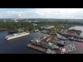 город Чайковский аэросъемка от студии IzhFly - 4k UltraHD видео