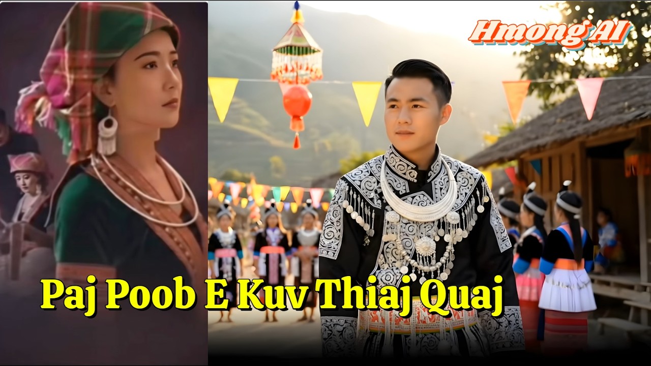 Paj Poob E Kuv Thiaj Quaj   [ Instrumental ] Music Videos #Hmong AI
