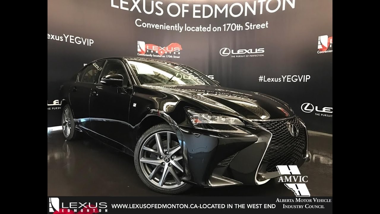 2017 Black Lexus Gs 350 Awd F Sport Series 2 In Depth Review East Edmonton Alberta