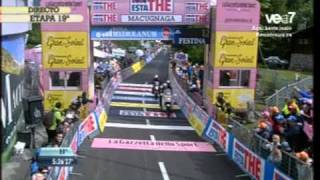 Alberto Contador Paolo Tiralongo 19ª tappa  Maglia Rosa  Giro d'Italia 2011  YouTube