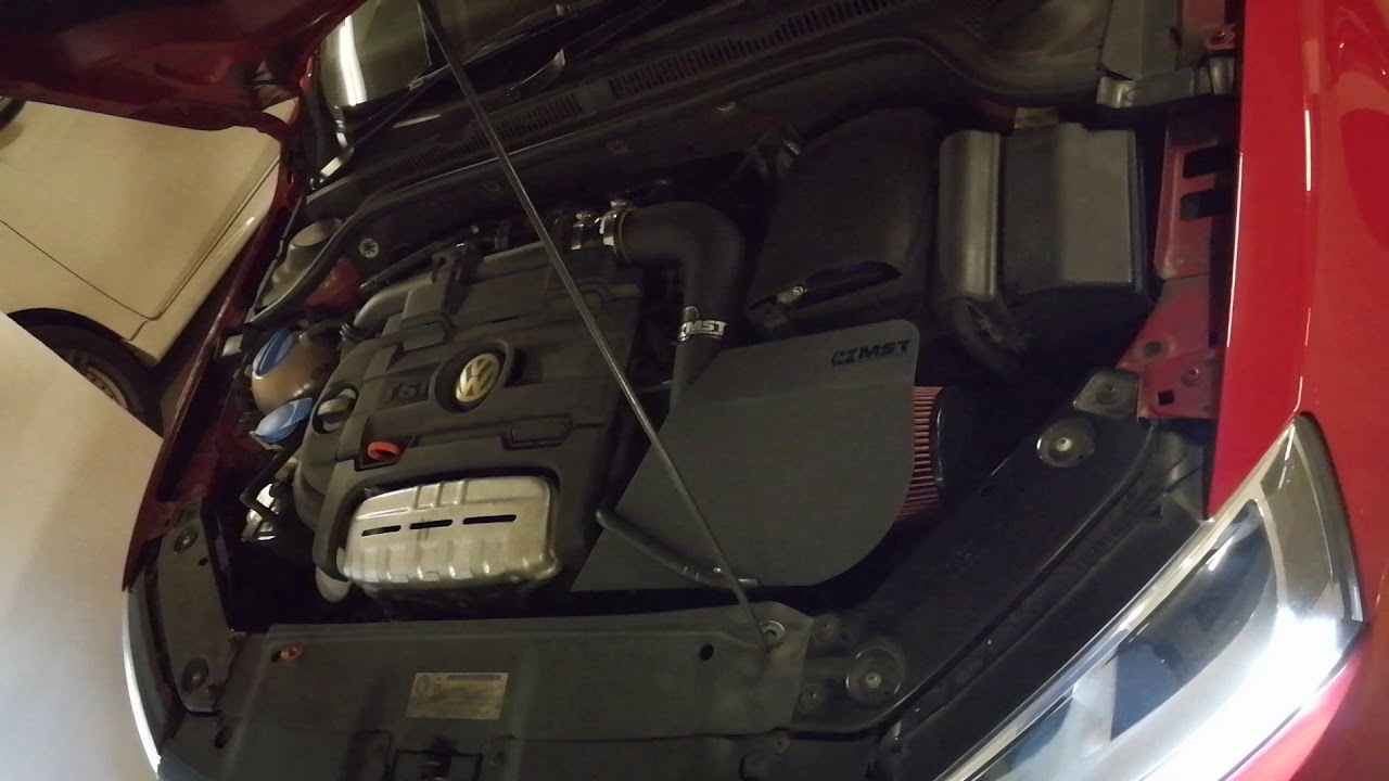 MST cold air intake on VW Jetta 1.4 tsi YouTube