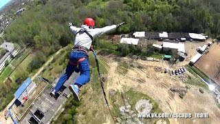 Прыжок с трубы в Павловске .