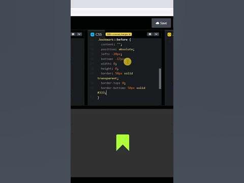 Bookmark button using HTML And CSS #shorts #cssshorts - YouTube