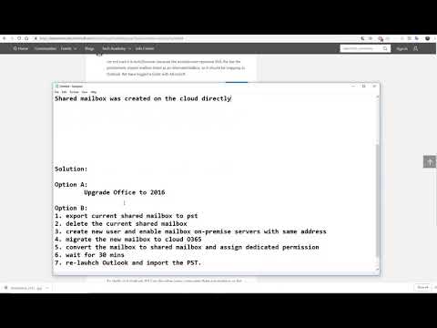 Solve Outlook 2013 AutoMapping for Shared mailbox not work