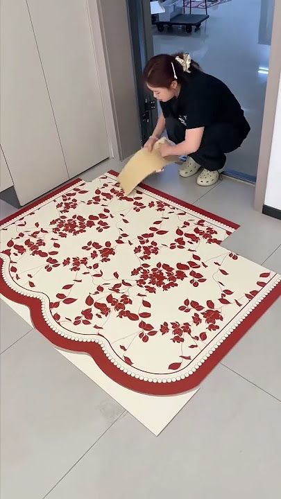This entrance door mat is waterproof, oil-proof, stain-proof and scalding-proof. #doormat #homedecor