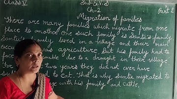 EVS Ch 2 migration of families part-1 FOR CLASS-5