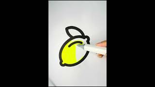Lemon ASMR coloring #asmr #asmrcoloring