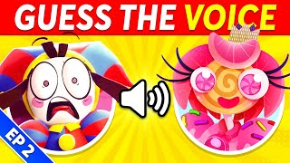 🔊 Guess The Voice...! The Amazing Digital Circus, Ep 2: Candy Carrier Chaos! 🎪🍭