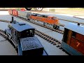 A Huge New Model Train Layout With 8 G-scale Trains