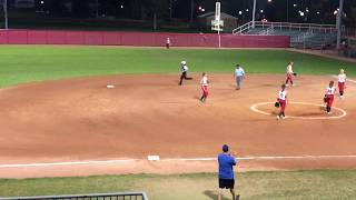 KaiLi Gross 2020 Grad HR at Akron Firestone Stadium during Akron Racers Tourney Championship Game