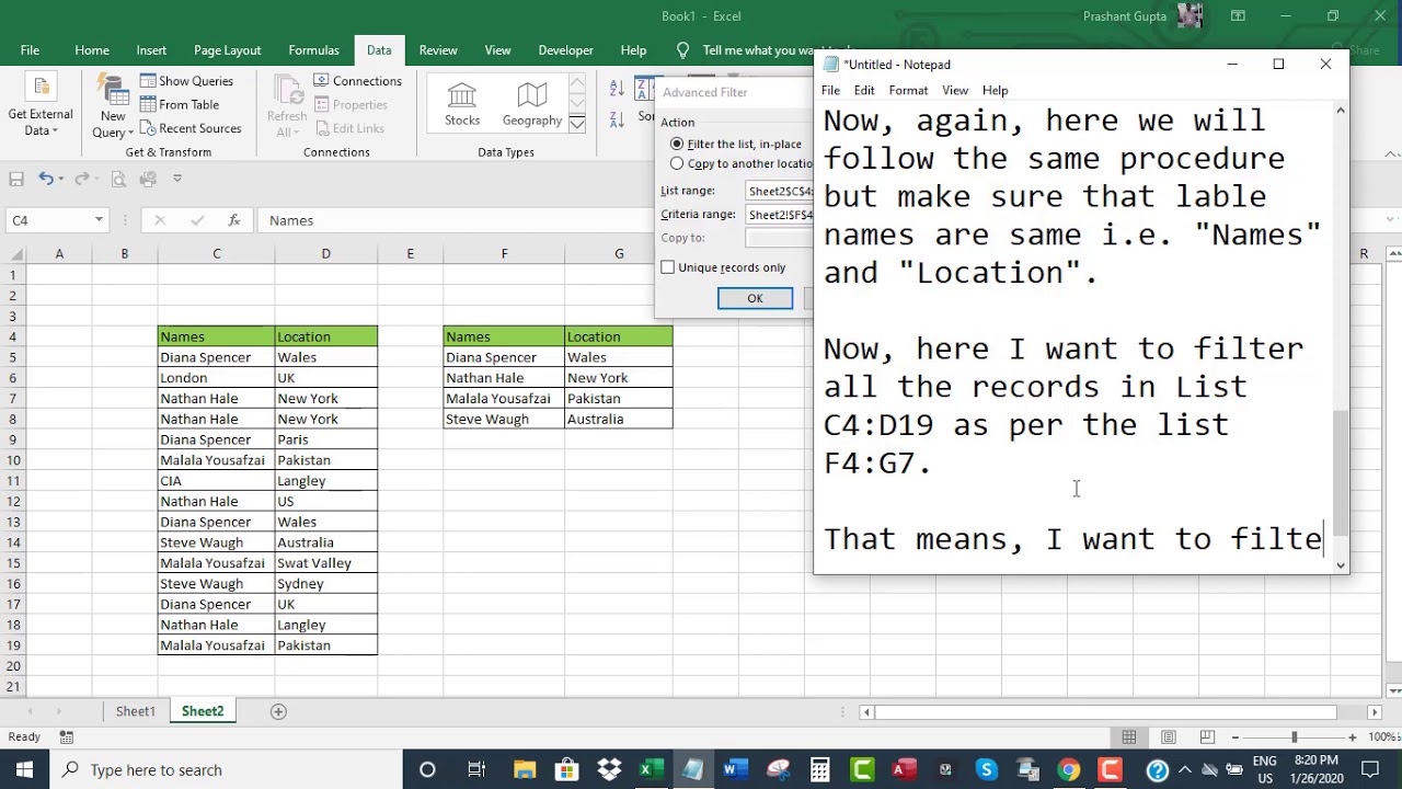 filter-multiple-values-in-excel-using-advanced-filter-youtube