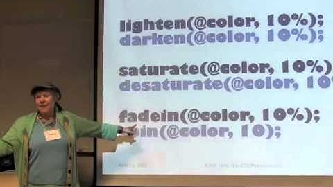 LESS, The CSS Preprocessor with Andrea Tarr