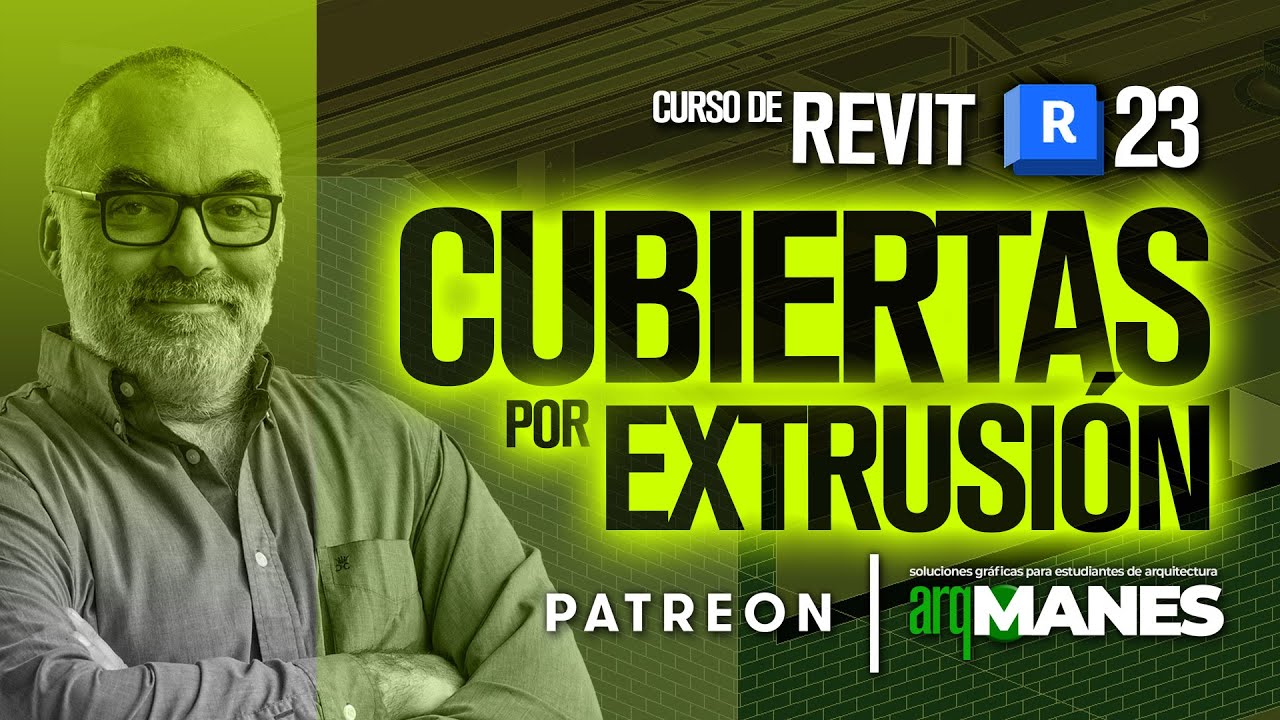 🏠 ​ CUBIERTA por EXTRUSIÓN 🏠 ​ REVIT |  cubierta inclinada | complejas | personalizadas
