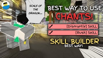 BEST WAYS TO USE CHANTS ON SKILL BUILDER (Jujutsu Shenanigans) Roblox