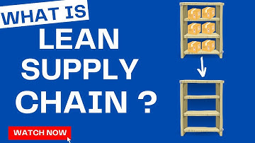 What is LEAN SUPPLY CHAIN MANAGEMENT ? Simple explanation with practical examples !!