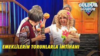 Emeklilerin Torunlarla İmtihanı - Güldür Güldür Show