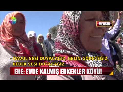 Evde kalmış erkekler köyü!