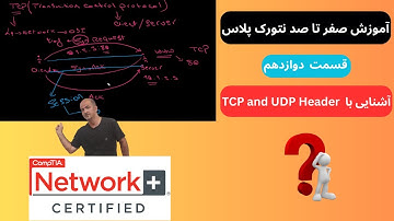 ‫آموزش دوره جامع نتورک پلاس Network+ | آشنایی با TCP و UDP Header