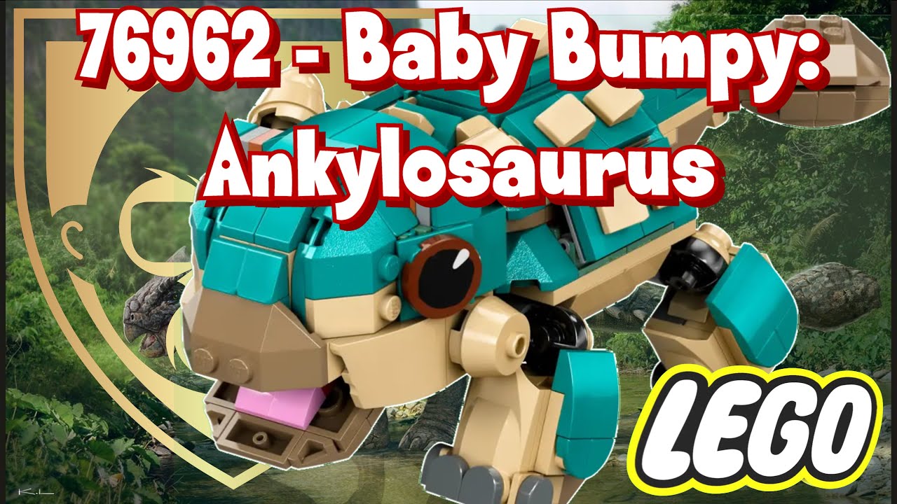 Lego set 76962 - Baby Bumpy: Ankylosaurus *** COMPLETE TIME-LAPSE BUILD, UNBOXING & REVIEW ***